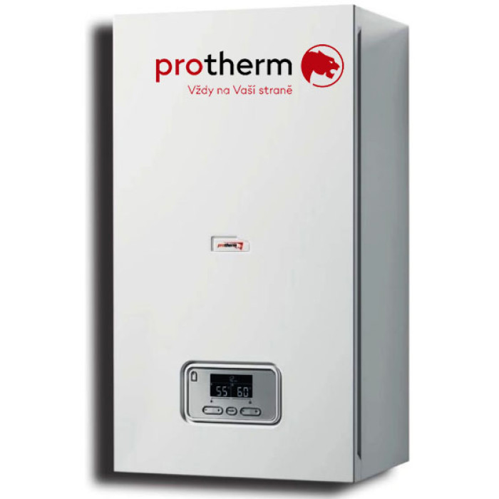 Elektrický kotel Protherm RAY 12 K-VEQ 75 (12kw),s integrovaným čerpadlem a expanzní nádrží,bojlerem pro ohřev vody 75l a expanzní nádrží,s LCD displejem,kompletní výbava.