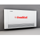Fancoilová  jednotka Fondital Aural One 100D pro standardní montáž na zeď,ovládání LCD,rozměry-1525x579x129.