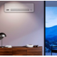 Fancoilová jednotka pro instalaci na stěnu,jako split systema Fondital Aural Split 40.Rozměry-927x335x128 (cena bez DPH).