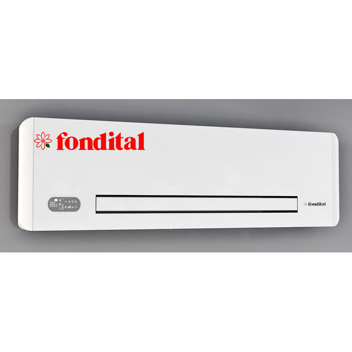 Fancoilová jednotka pro instalaci na stěnu,jako split systema Fondital Aural Split 40.Rozměry-927x335x128 (cena bez DPH).