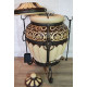 Tandyr / tandoor pec ze šamotové hlíny. Univerzální pec / gril pro přípravu kebabu, masa, zeleniny, a další. Model "Řecký". Vhodný pro skupiny: až 18 osob. Hmotnost: 145 kg.Objem: 115 dm³ (115 litrů).