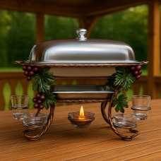 Kovaný Sadž obdélníkový – Elegantní a funkční nádobí pro dokonalou podávání a ohřev pokrmů.