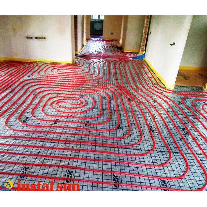 Komplexní nabídka - Podlahové vytápění na klíč.№2 (cena za 1m²).