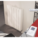 Termodynamika kapalinou naplněný, elektrický radiátor model Fondital e-BLITZ Wi-Fi-5čl,1000 W,500*470mm.