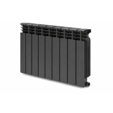 Bimetalový radiátor MIRADO 500/96 GRAPHITE – 30 bar (cena za 1 díl). Záruka 25 let.