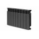 Bimetalový radiátor MIRADO 500/96 GRAPHITE – 30 bar  (cena za 1 dil). Záruka 25 let!
