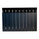Bimetalový radiátor MIRADO 500/96 GRAPHITE – 30 bar  (cena za 1 dil). Záruka 25 let!