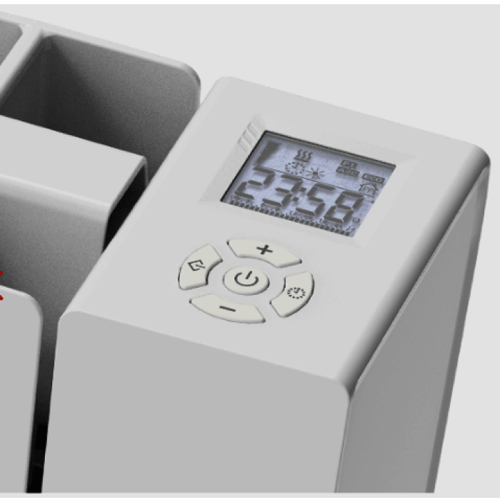 Termodynamický Elektrický radiátor Fondital E-BLITZ CORE -600W,647 mm,levý/pravý termostat.
