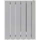 Termodynamika kapalinou naplněný, elektrický radiátor model Fondital e-BLITZ Wi-Fi-5čl,1000 W,500*470mm.