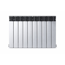 Bimetalový radiátor MIRADO 500/96 SILVER – 30 bar (cena za 1 díl). Záruka 25 let.