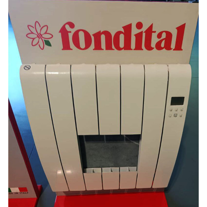 Termodynamický Elektrický radiátor Fondital E-BLITZ CORE -600W,647 mm,levý/pravý termostat.