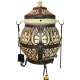 Tandyr / tandoor pec ze šamotové hlíny. Univerzální pec / gril pro přípravu kebabu, masa, zeleniny, a další. Model "Atika". Vhodný pro skupiny: až 13 osob. Hmotnost: 140 kg.Objem: 105 dm³ (105 litrů).