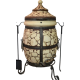 Tandyr / tandoor pec ze šamotové hlíny. Univerzální pec / gril pro přípravu kebabu, masa, zeleniny, a další. Model "Kámen". Vhodný pro skupiny: až 8 osob. Hmotnost: 113 kg.Objem: 89 dm³ (89 litrů).