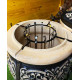 Tandyr / tandoor pec ze šamotové hlíny. Univerzální pec / gril pro přípravu kebabu, masa, zeleniny, a další. Model"Atlant poloprůmyslovy". Vhodný pro skupiny: až 25-30 osob. Hmotnost: 180 kg.Objem: 200 dm³ (200 litrů).