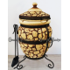 Tandyr / tandoor pec ze šamotové hlíny. Univerzální pec / gril pro přípravu kebabu, masa, zeleniny, a další. Model "Baturin". Vhodný pro skupiny: až 8 osob. Hmotnost: 93 kg.