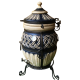 Tandyr / tandoor pec ze šamotové hlíny. Univerzální pec / gril pro přípravu kebabu, masa, zeleniny, a další. Model "Thor velký". Vhodný pro skupiny: až 10 osob. Hmotnost: 140 kg .Objem: 100 dm³ (100 litrů).