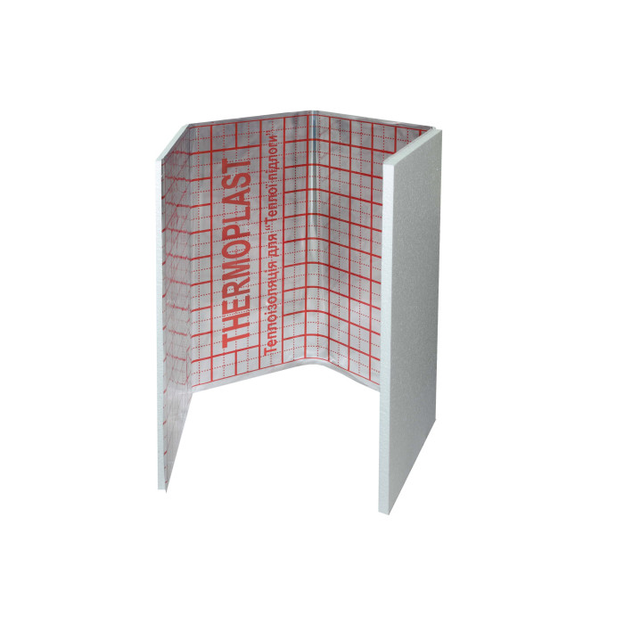 Toptherm TOP 32025 - Roll-jet systémový pás s rastrem a hliníkovou fólií.Polystyrénová izolační deska s fólií a rastrem  (cena kč/m2).