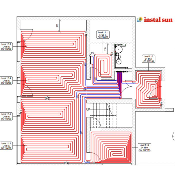 Komplexní nabídka OPTIMAL- balíček, který zahrnuje všechny potřebné materiály pro montáž systému podlahového vytápění (cena za 1m²).