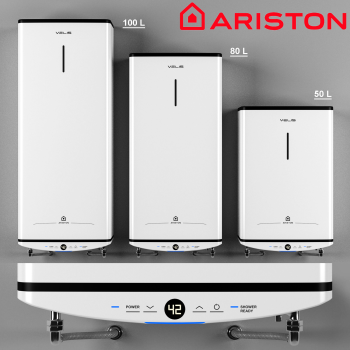 Ohřívač vody elektrický Ariston Velis Tech 50EU- 45 litrů.