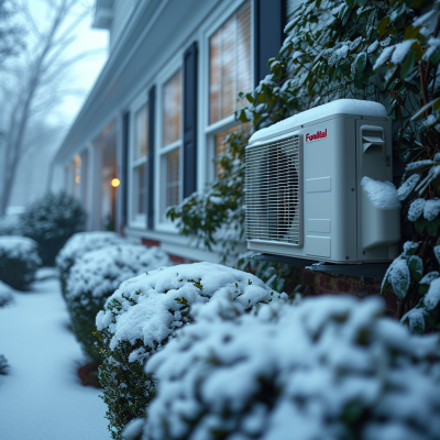 ❄️ V zimě, když venku začne být chladno, tepelné čerpadlo snadno odebere teplo z vzduchu a zajistí vašemu domu pohodlné vytápění.